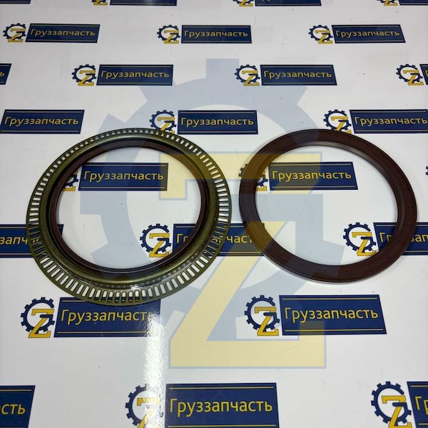 Сальник 145х175х13/15 к-т 2шт. ступицы задней (с кольцом ABS ан.DZ90129346029) (QINYAN)